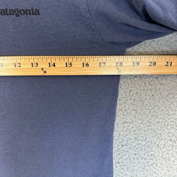 Patagonia Shirt Mens XS Blue Responsibili-Tee‎ Regular Fit Long Sleeve Casual - Picture 4 of 7